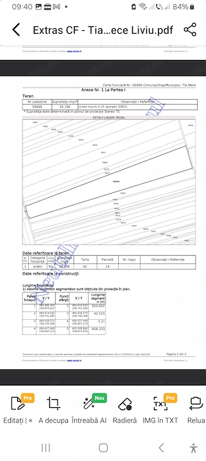 12.3 Ha terenuri PREMIUM pt camp Fotovoltaic proprietar unic acte la zi pozitionare ok seriozitate  - imagine 14