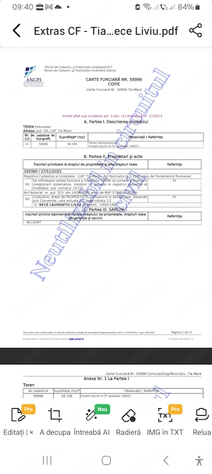 12.3 Ha terenuri PREMIUM pt camp Fotovoltaic proprietar unic acte la zi pozitionare ok seriozitate  - imagine 13