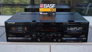 Casetofon PIONEER CT-W650R dublu autoreverse Hi-Fi,Japan