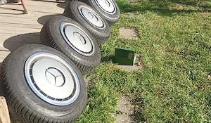 mercedes w124 roti originale, prezoane si capace  vehicul istoric 