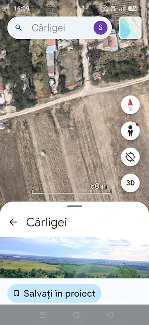 Ofer spre vânzare o parcelă de teren 