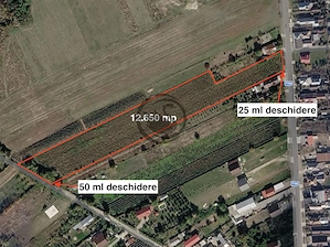 Teren intravilan de vanzare | 12.650 mp | Ghirdoveni | Comision 0%