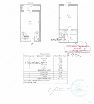 Dristor-Duplex 63mp mansardat et.5 si 6 cu lift - imagine 8