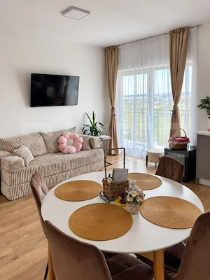 APARTAMENT MODERN CU 2 CAMERE, 63,3 MP, MOBILAT-UTILAT, SANCRAIU DE MURES - imagine 3