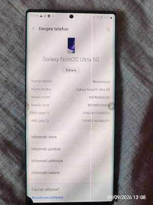 Samsung Note 20Ultra 5G Functional dar , cu probleme - imagine 2
