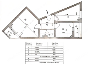APARTAMENT DE 2 CAMERE, ETAJUL 1 - CALEA LUI TRAIAN - imagine 15