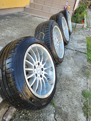 Jante 17 inch speciale BMW E39 (5x120) cu gume Michelin Pilot Sport - imagine 2