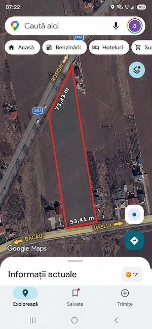 proprietar vand teren intravilan 11.750 mp com. Traian jud. Bacau - imagine 3