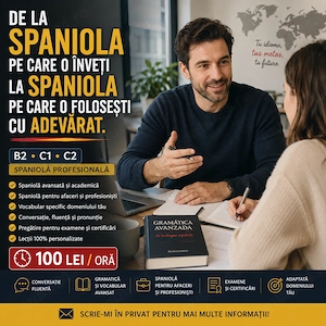 De la spaniola pe care o înveți la spaniola pe care o folosești cu adevărat.
