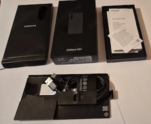 Cutia nouă originală telefon Samsung Galaxy S24 + cablu usb 