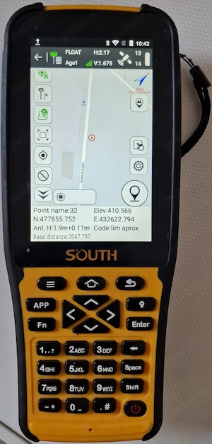 GPS RTK SOUTH Galaxy G1C (cu radio baza-rover) + H5   Sistem complet topografie cadastru