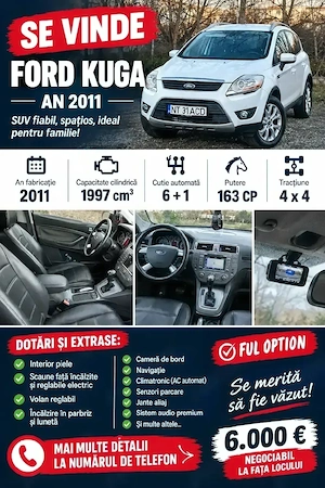 Vand urgent Ford Kuga