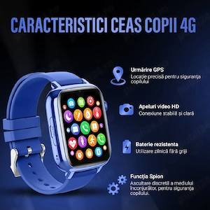 Ceas smartwatch copii GPS - NOU sigilat