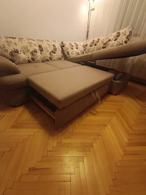 Colțar extensibil cu lada depozitare 