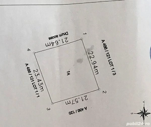 Proprietar - Vând 500 mp teren intravilan în Lazu, județul Constanța, deschidere 22 m,fără utilități - imagine 6