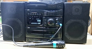 Sistem muzical karaoke JVC amplificare incorporata cu mixere