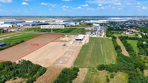 Teren Bolintin-Deal 14.500mp, deschidere 30m, langa autostrada,acces rapid la A0 - imagine 2