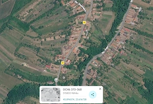 Loc de casa   cabana intravilan la Rahau 53 lei,mp