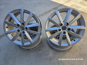 4 jante aliaj originale Skoda Octavia 3 Teron R17 5x112 ET49