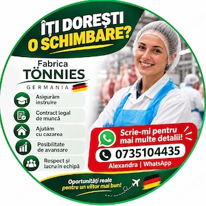 Loc de munca Abator Germania 