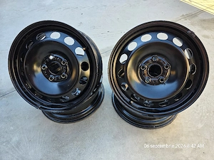 4 jante tablă originale VW R16 5x112 ET48 Golf 7/8 Octavia 3 Leon A3 - imagine 2