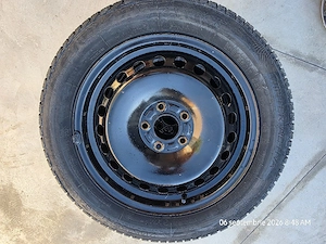 4 roți iarnă Ford R16 205/55 R16 Nankang 94V XL + jante SRD + capace Ford - imagine 2