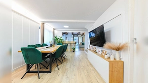 Casă NZEB cu curte amenajată & terasă Rooftop în Câmpenești. - imagine 5