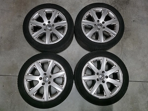 Set 4 Roti Vw - Jante Originale Aliaj cu Anvelope Michelin de Vara - 235 45 R17 Volkswagen - imagine 2