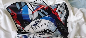 Tricou Alb Grafic BMW M3 E30 (Ursulet) DTM Warsteiner - Mărimea L - imagine 8