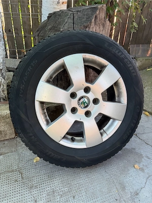 Vand jante aliaj originale Skoda  - imagine 2