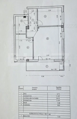 Apartament 3 camere, 61 mp, Optimus Vivo - imagine 10