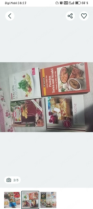 Vând cărți de rețete în limba germană 