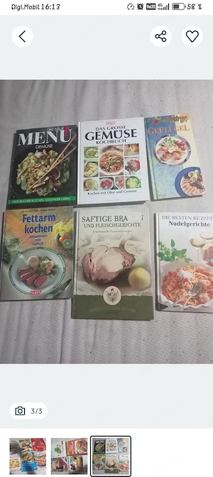 Vând cărți de rețete în limba germană 