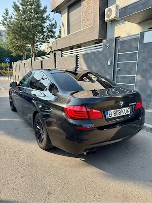 BMW F10 520d Pachet M, Navigatie, Lumini Ambientale, km reali, incalzire scaune, piele, faruri led - imagine 4
