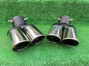 Set 2 Capete evacuare duble otel 60 mm - imagine 6