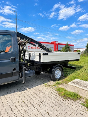 Iveco daily 35c14   3.5t   basculabil   macara 5t   șasiu robust   gata de muncă - imagine 4