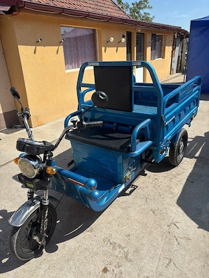 tricicleta ii numai bună pentru agricultură 750 kg masa care poți sa pui pe ea dar merge si 1000 kg - imagine 4