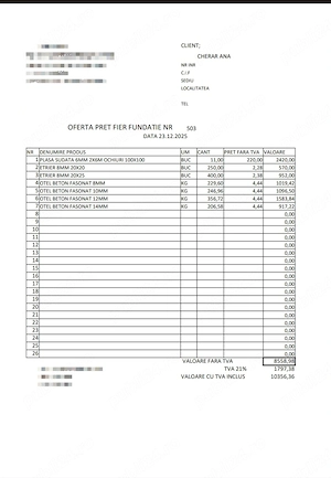 Pachet Complet Construcție: Teren Intravilan 385mp + Proiect Casă Parter 93mp Utili + Fier Fundație  - imagine 5