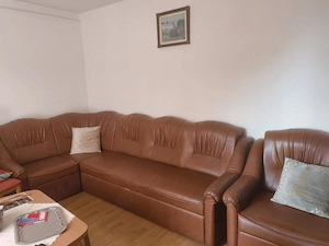 Vand Coltar extensibil +fotoliu cu loc de depozitare in stare  buna