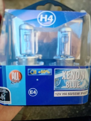 H4 xenon blue