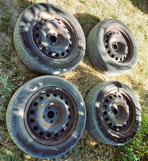 Jante 4x108 pe 16" de Peugeot, Citroen cu anvelope 215/55/16"  - imagine 3