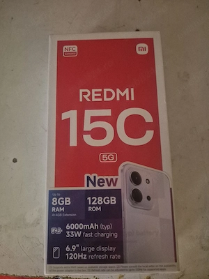 Redmi 15 C-5G - nou, în cutie sigilat.  