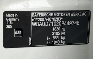 BMW Seria 1 118d Sport Line - imagine 8