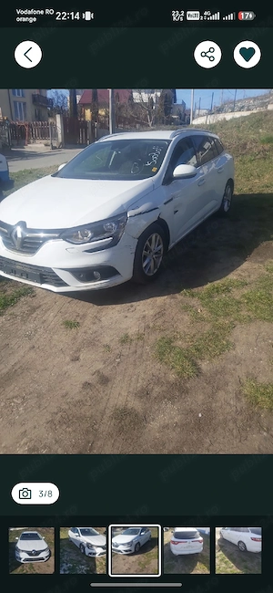 Vand Megan 4 din 2019,1.5 dci avariat - imagine 5