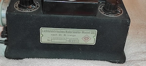 kolorimetru colorimetru foto electric model VII - PT. colectionari vintage