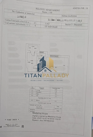 Garsoniera – Titan-Pallady – Metrou – Decomand – 37 mp – Centrala Gaze - imagine 5