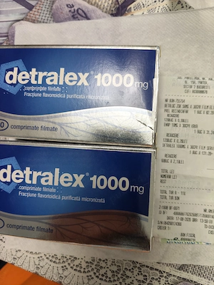 Detralex pentru picioare Umflate 100 Lei AMBELE cutii 