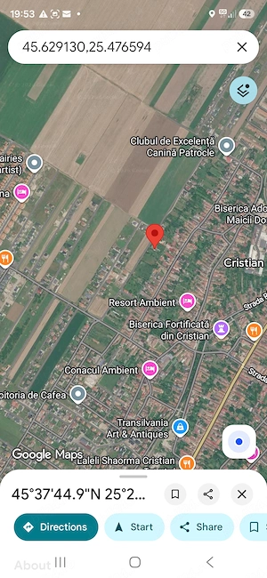 Teren intravilan de vanzare Cristian Brasov str.Barsei 1205mp - imagine 2