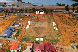 Teren intravilan curti constructii 10432 mp  Ghioroc Cartierul Nou - imagine 2