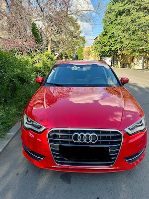 Audi A3 roșu sportback - imagine 2